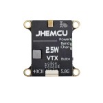 Vendite calde JHEMCU 2.5W 5.8G 40Ch regolabile con microfono calore 2-6S 30x30mm 2.5W VTX per aereo RC in metallo e plastica